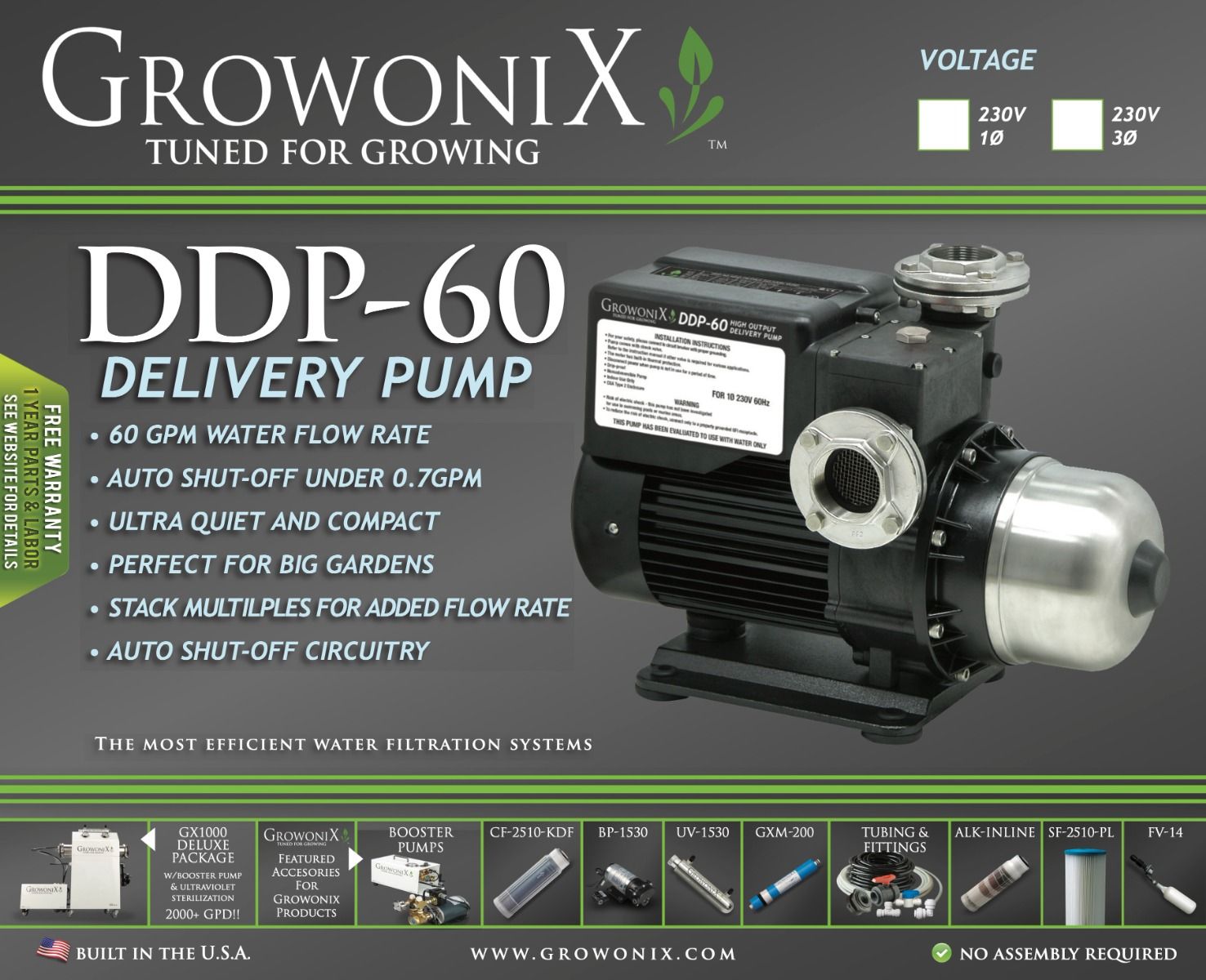 GrowoniX DDP-60 Delivery Pump