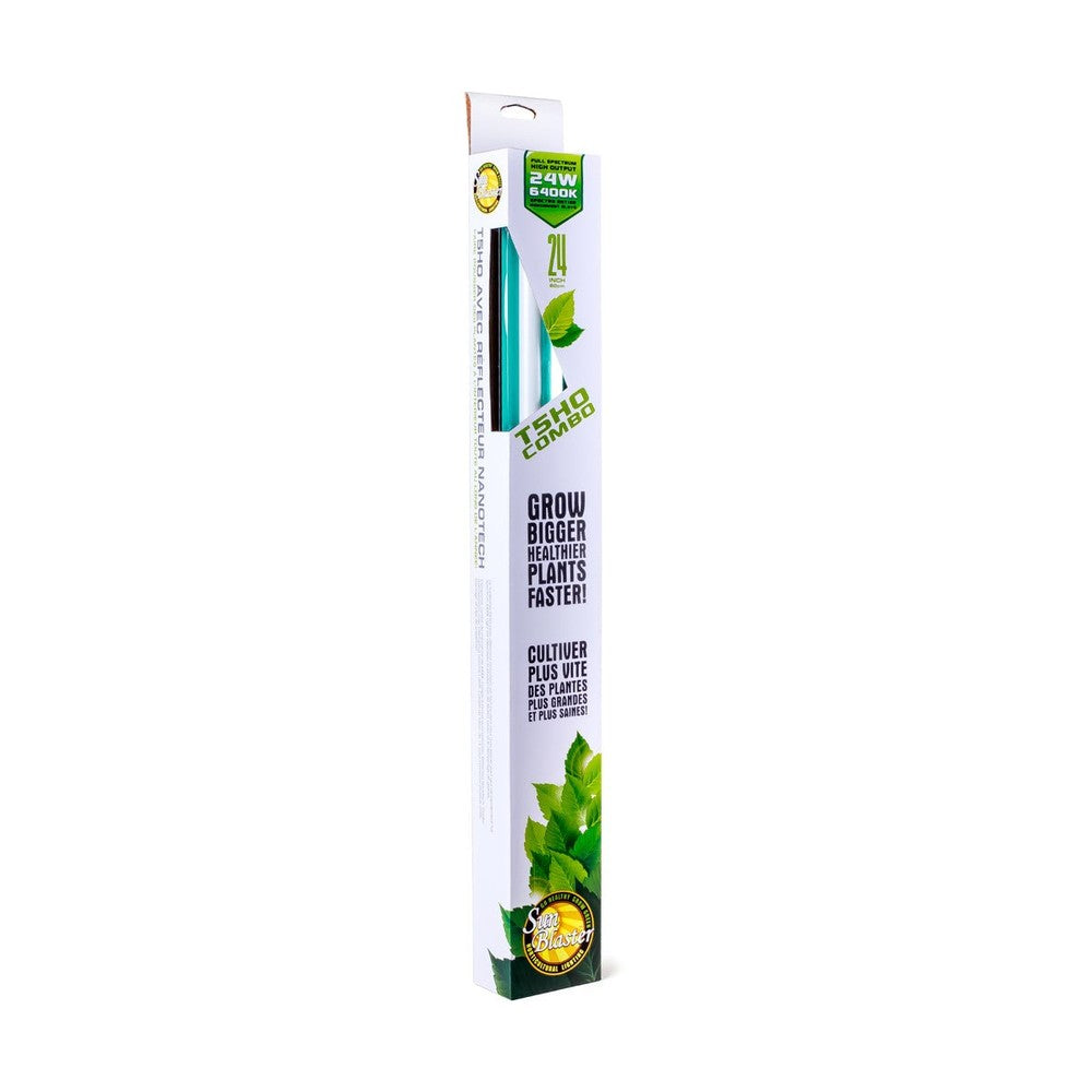 SunBlaster T5HO 6400K w/NanoTech Reflector - Black Label Supply llc