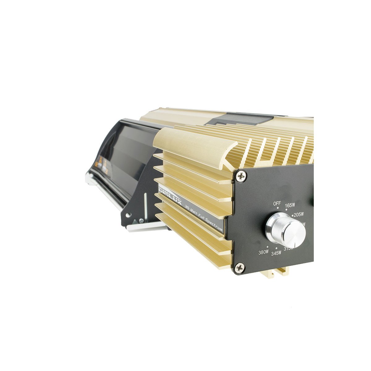 Dimlux Expert Series CMH fixture - Xtreme ballast dim dial closeup