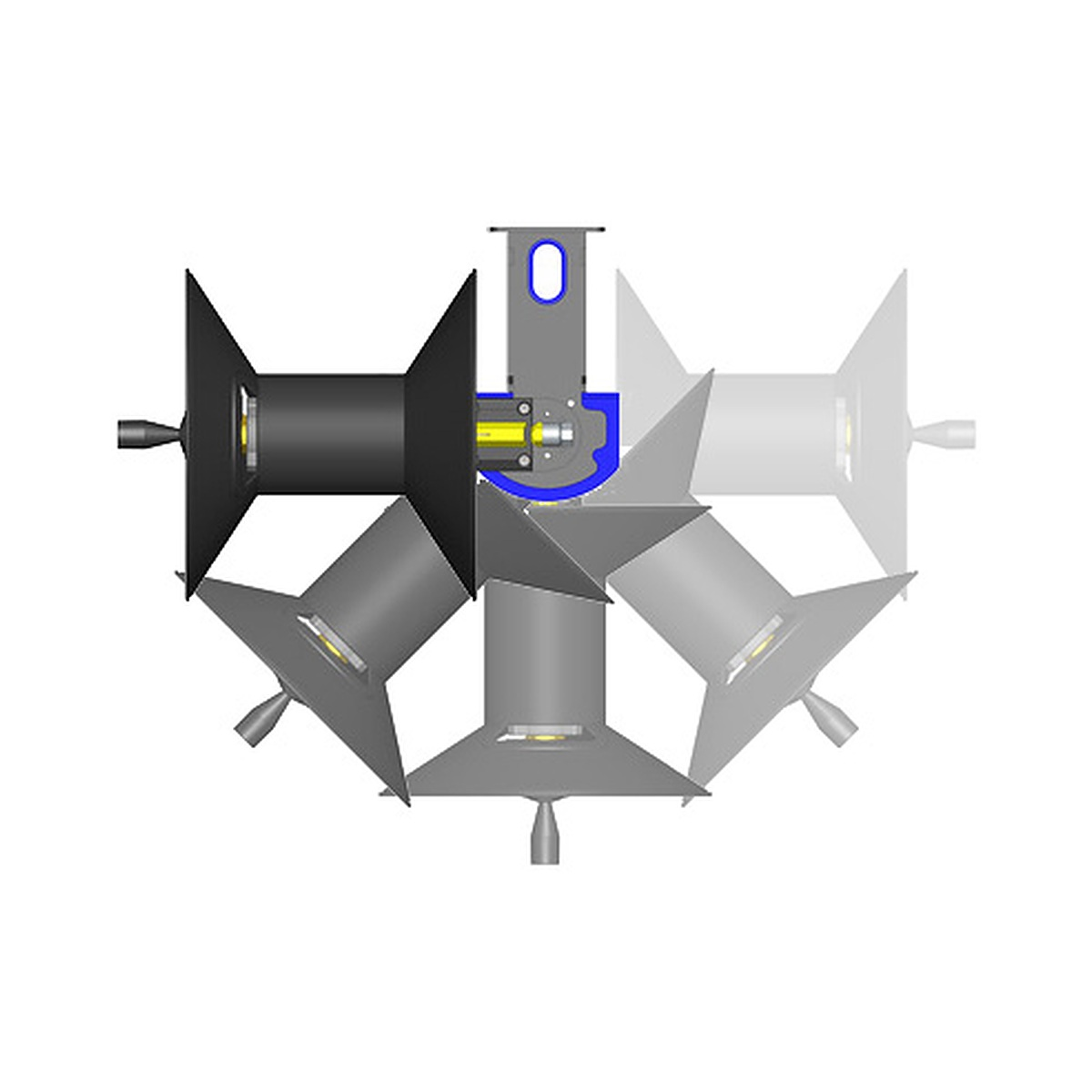 Dramm 5-Point Pivot Bracket for Heavy Duty Hose Reel - 17405
