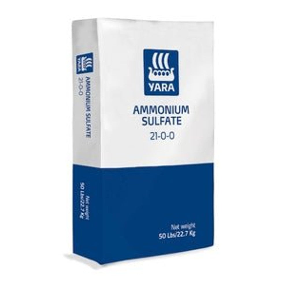 Yara - Ammonium Sulfate 21 - 0 - 0 - Black Label Supply llc