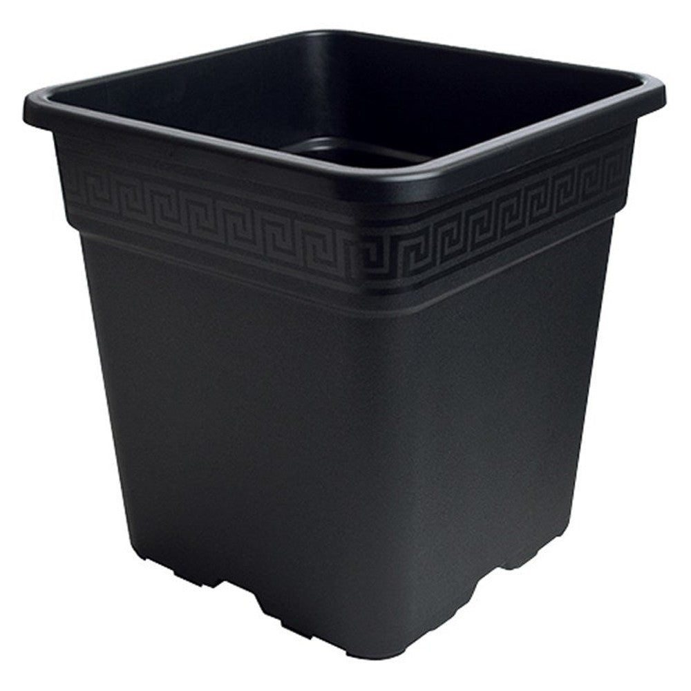 Gro Pro 0.5gal Black Square Pot (1720/PL)