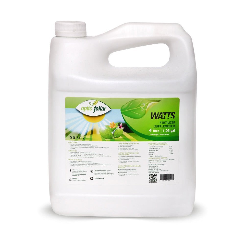 Optic Foliar WATTS - Black Label Supply llc