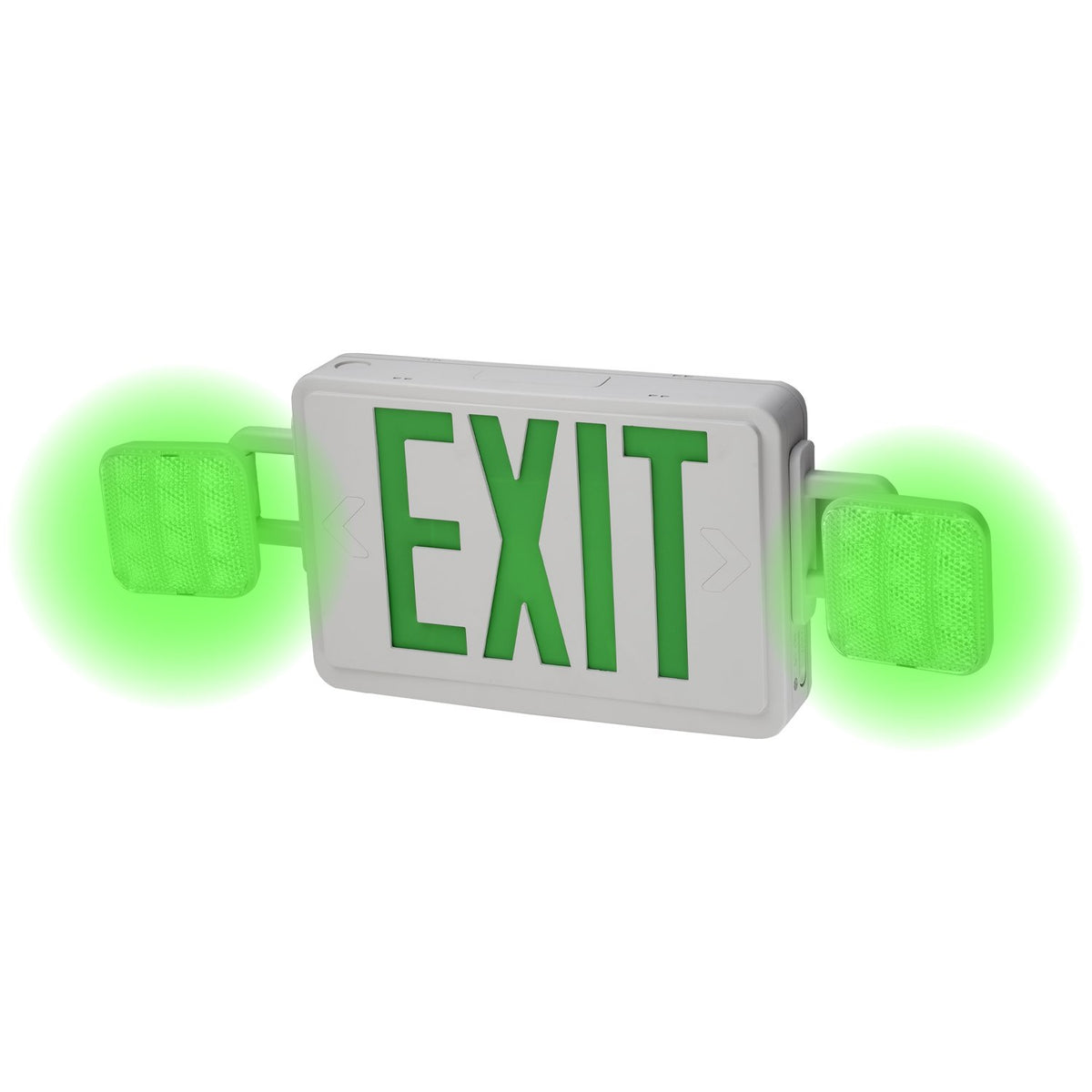 GrowPros Solutions GPS-EMGN-EXIT green exit sign combo - sign on white