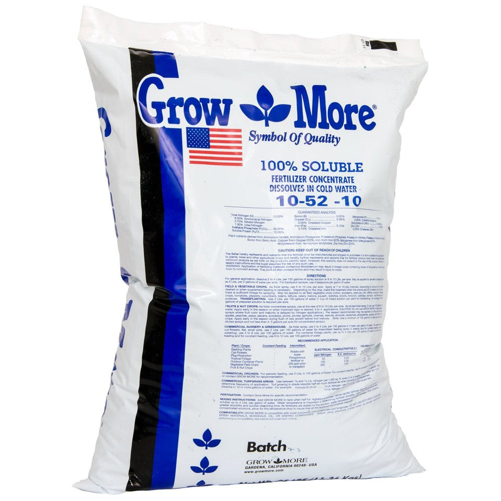 Water Soluble 10 - 52 - 10 25lb - Black Label Supply llc