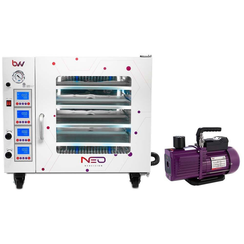 3.2CF BVV™ Neocision Lab Certified Vacuum Oven and V9D 9CFM Two Stage Vacuum Pump Kit - Black Label Supply llc