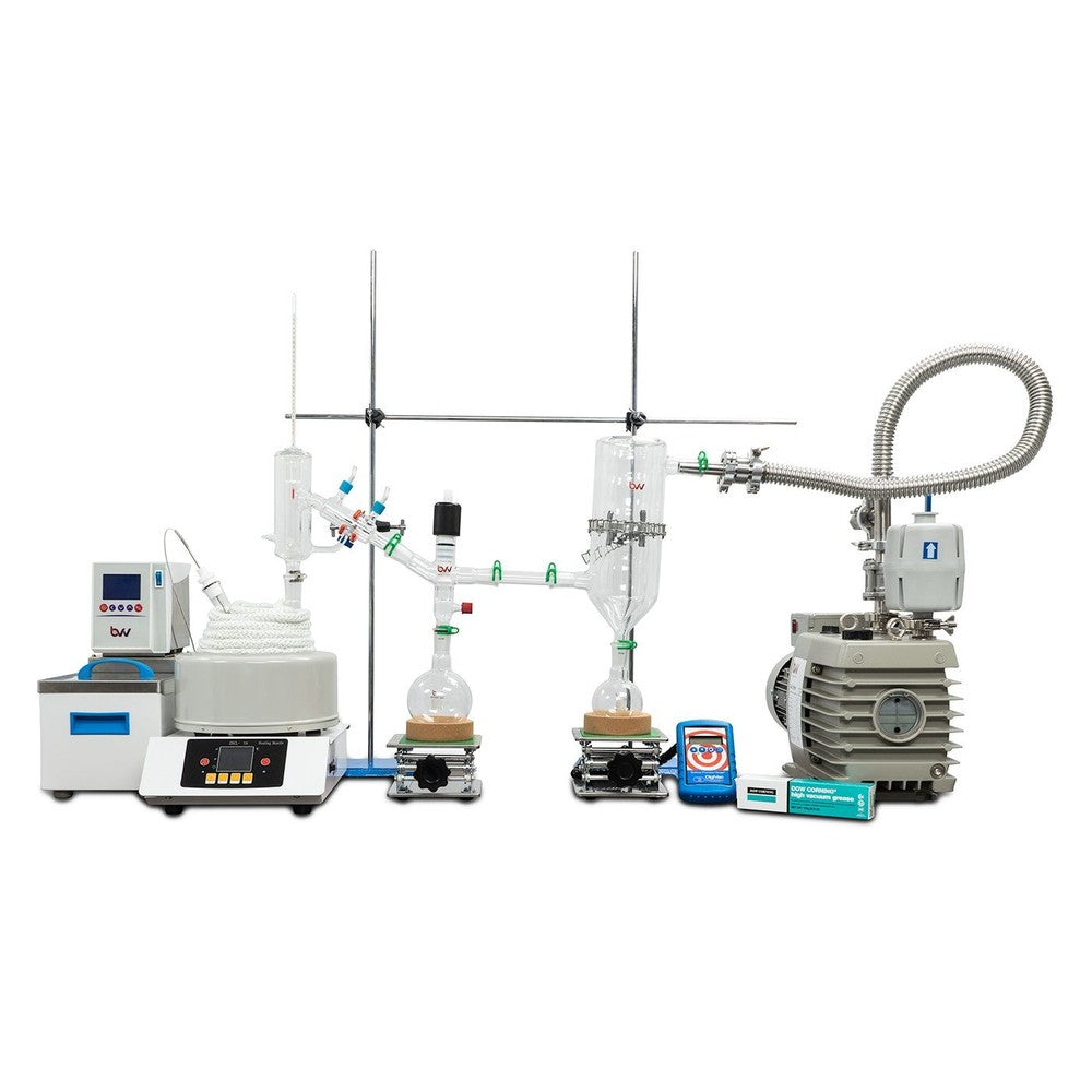 2L Full Bore Short Path Distillation Turnkey Kit with P2 Distillation Head - Black Label Supply llc