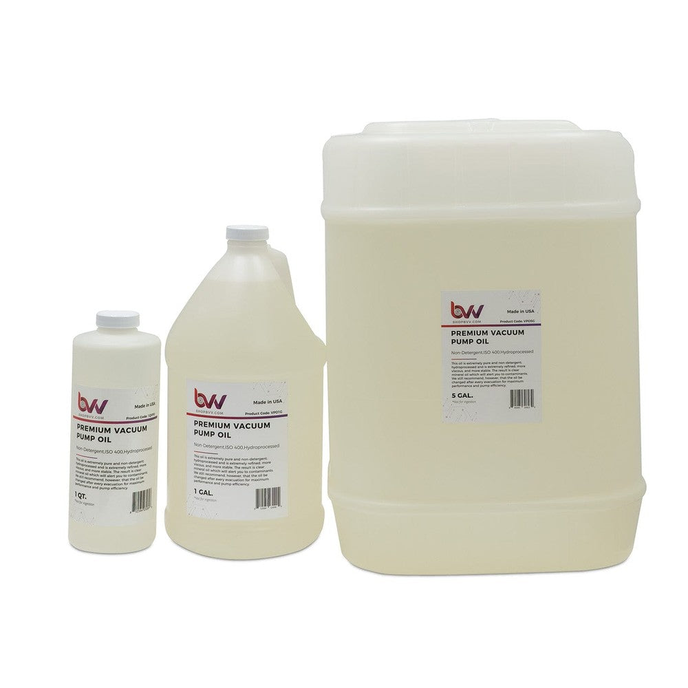 BVV™ Premium Vacuum Pump Oil - Black Label Supply llc
