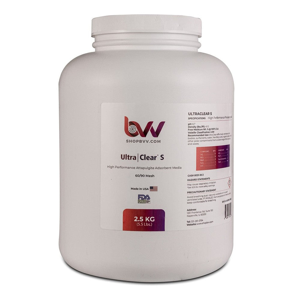 Ultra Clear S - Granular High Performance Bentonite for Bleaching & Decolorizing Edible Oils - Black Label Supply llc