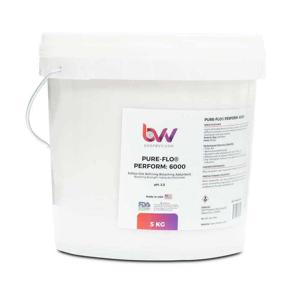 Pure - Flo® Perform 6000 Highly Activated Bleaching & Decolorizing Bentonite for Edible Oils *FDA - GRAS - Black Label Supply llc