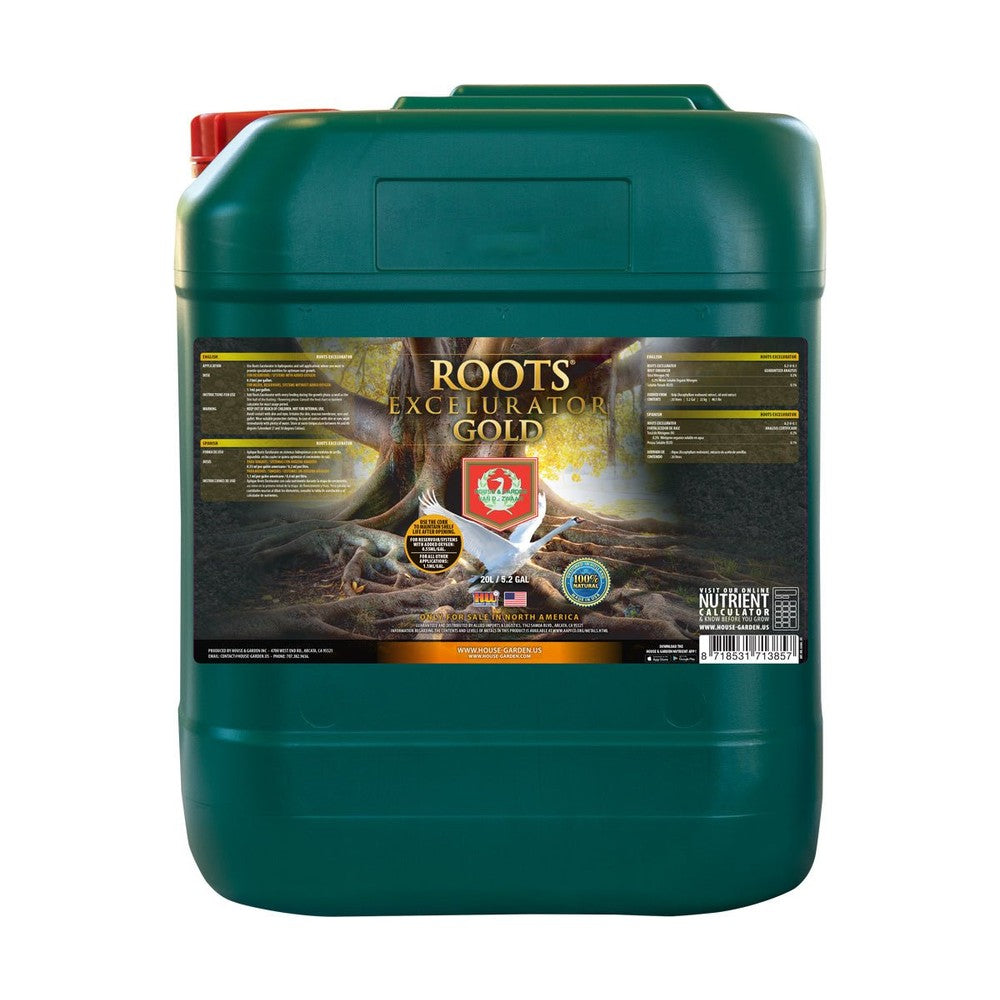 House & Garden Roots Excelurator Gold - Black Label Supply llc