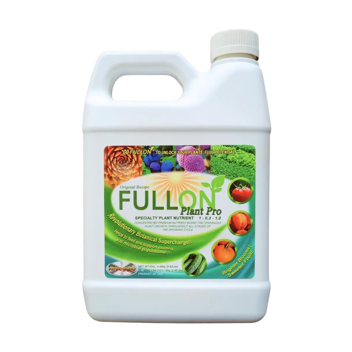 FullOn Plant Pro Specialty Plant Nutrient 1-0.3-1 - 32 oz quart jug front