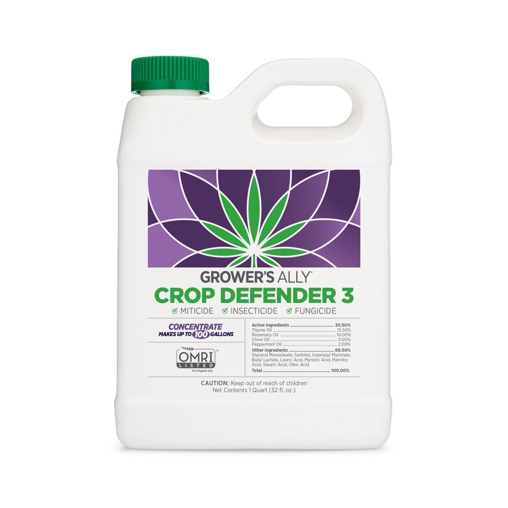 Grower's Ally Crop Defender 3 Concentrate 32 oz - front of bottle