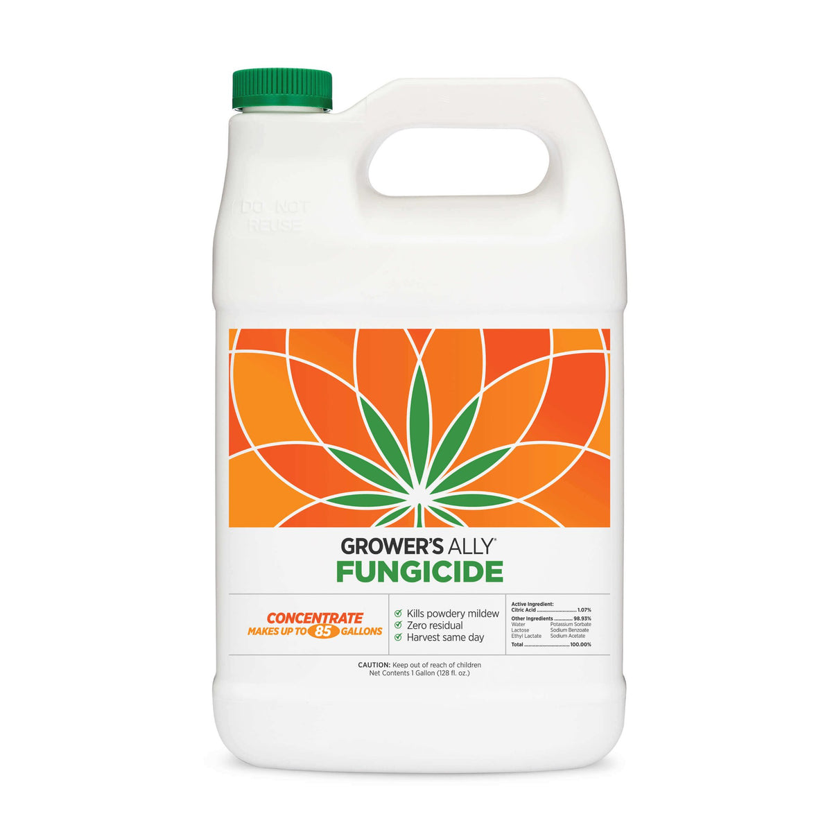 Grower's Ally Fungicide Concentrate 1 gal - front of jug