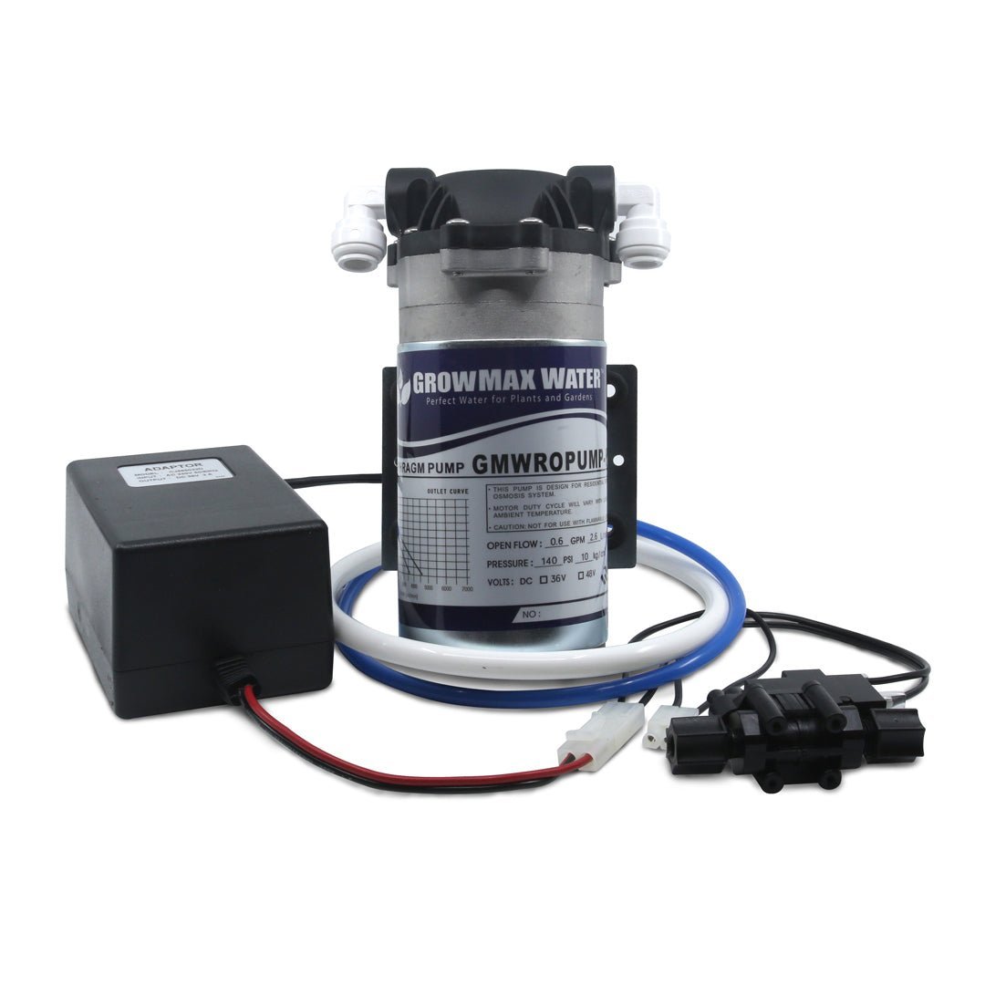 GrowMax Water RO booster pump kit high flow - pump, transformer and pressure switch