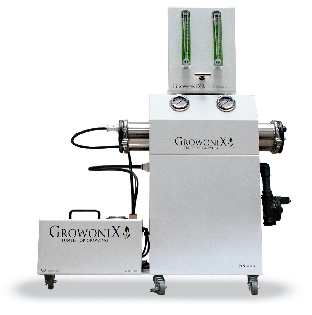 GrowoniX GX1000 Flow Box Deluxe High Flow Reverse Osmosis System - Residential RO Systems