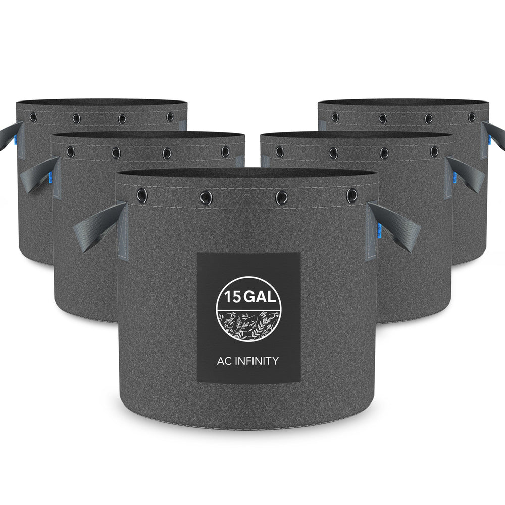 AC Infinity - HEAVY DUTY REUSABLE FABRIC POTS | BLACK LABEL