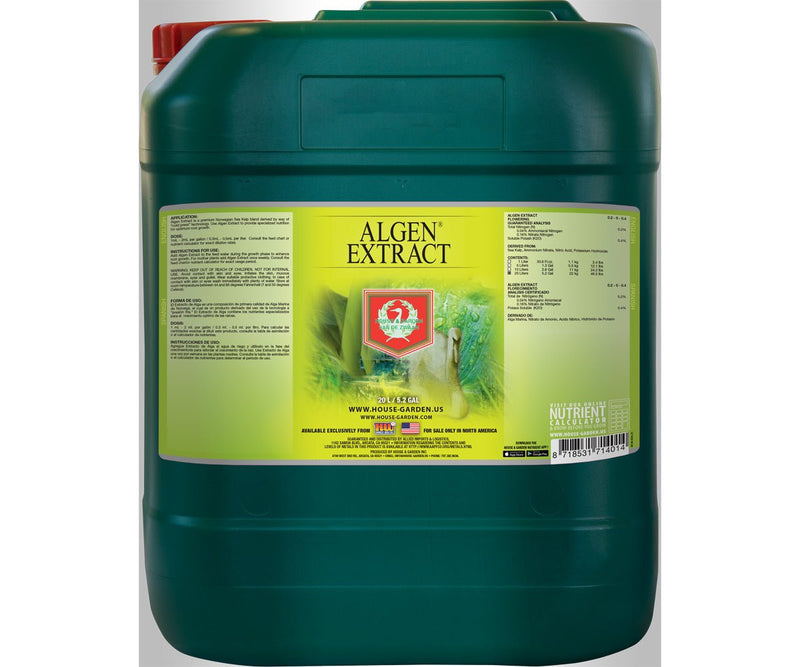 House & Garden Algen Extract - Black Label Supply llc
