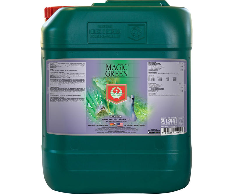House & Garden Magic Green - Black Label Supply llc