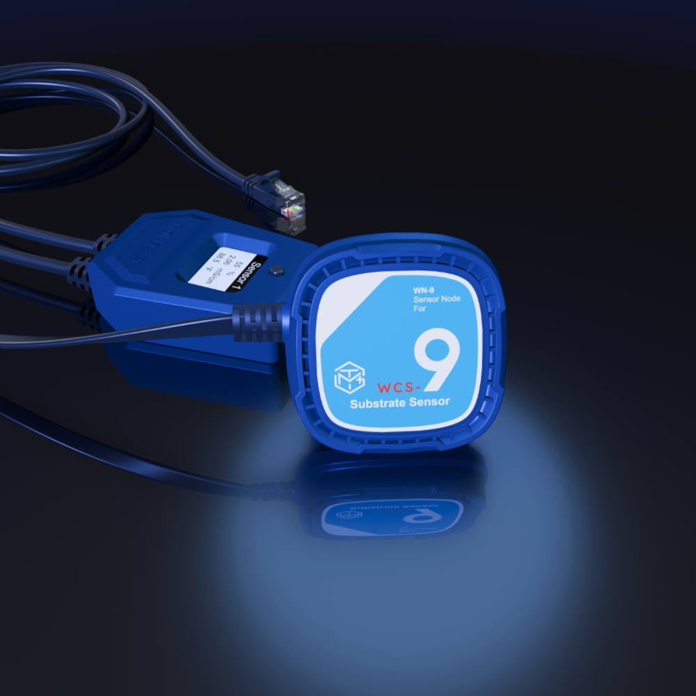 TrolMaster Soil Moisture/EC and Temp 3-in-1 Substrate Sensor Set (WCS-9) - Environmental Sensors