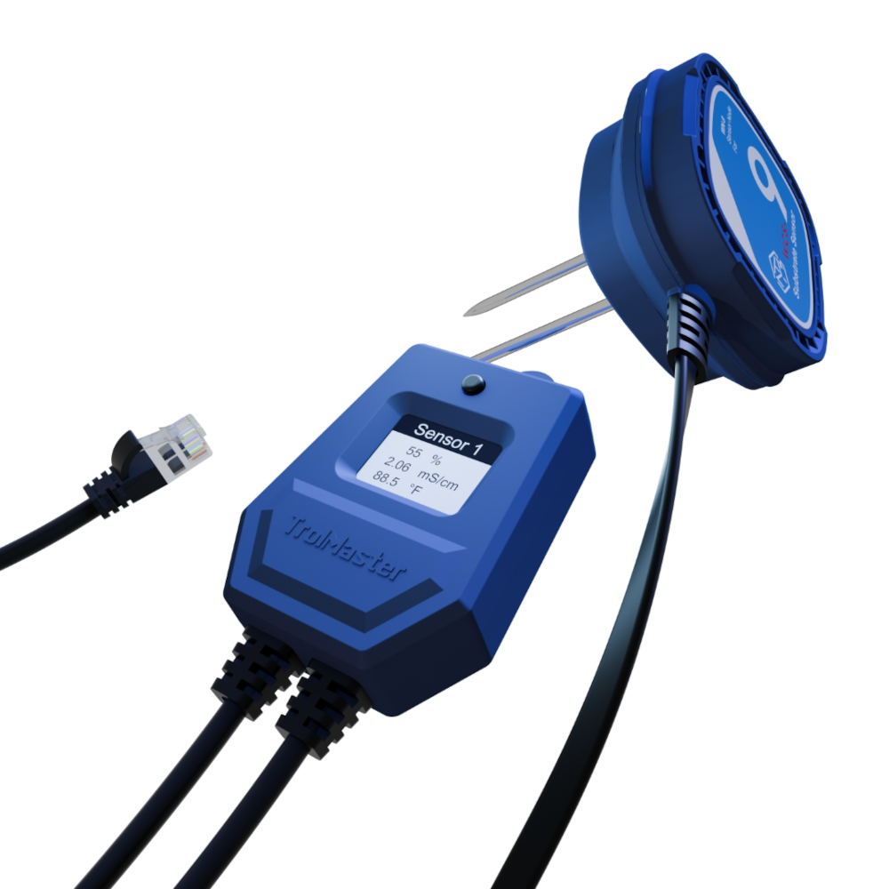 TrolMaster - Soil Moisture/EC and Temp 3-in-1 Substrate Sensor Set (WCS-9)