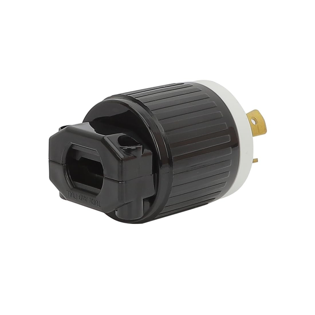 Nema L8-20P 20 Amp 480 Volt Connector, L8-20 Locking Power Cord Connector , Locking Plug, Industrial Grade DIY Twist-Lock Cord Male Plug