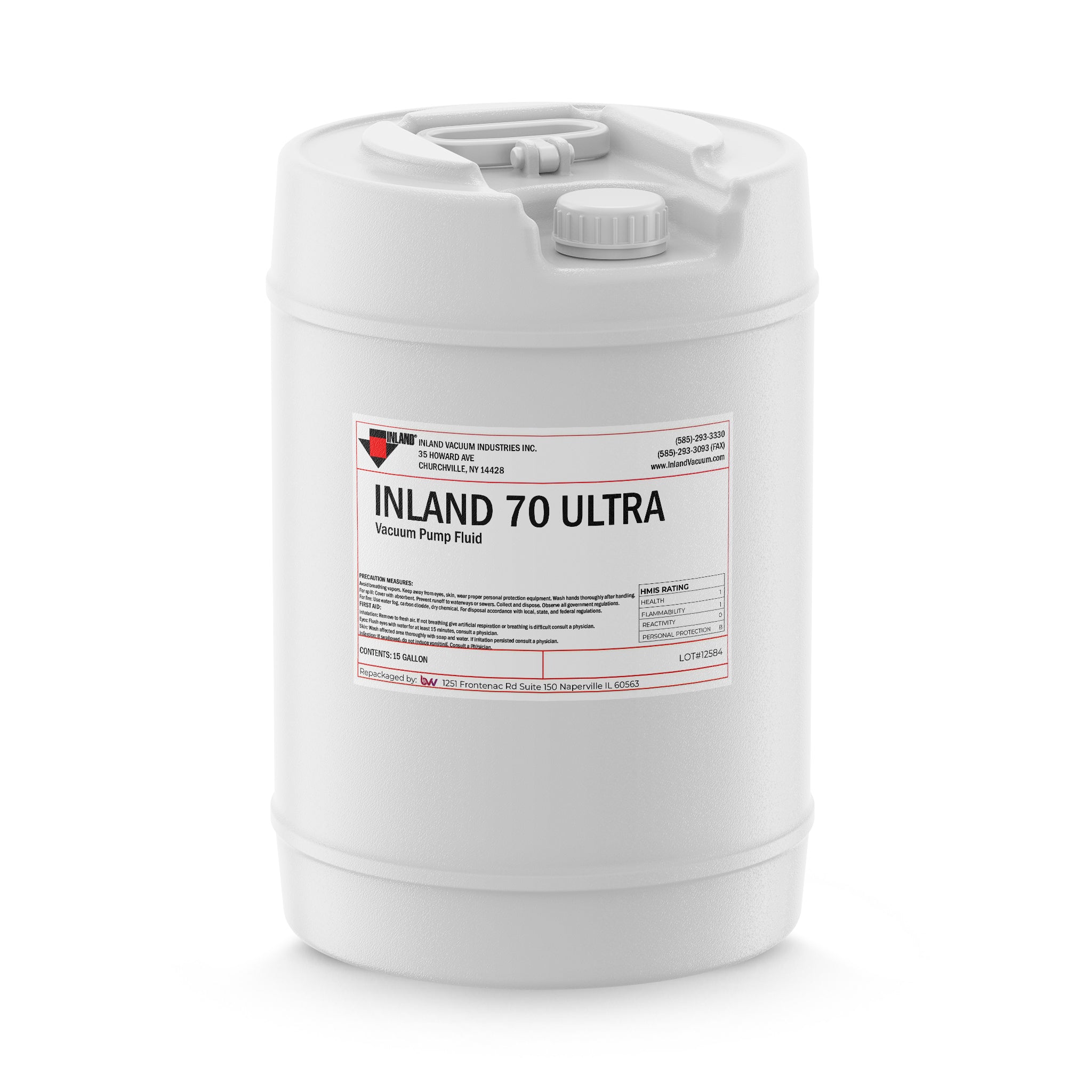 Inland 70 Ultra Vacuum Pump Oil (Edwards Ultragrade 70) - Black Label Supply llc