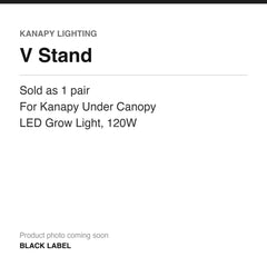 Kanapy Lighting - V Stand for Under Canopy LED, 1 Pair