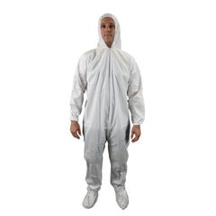 Keystone Safety - Keyguard Coveralls - White - Case of 25