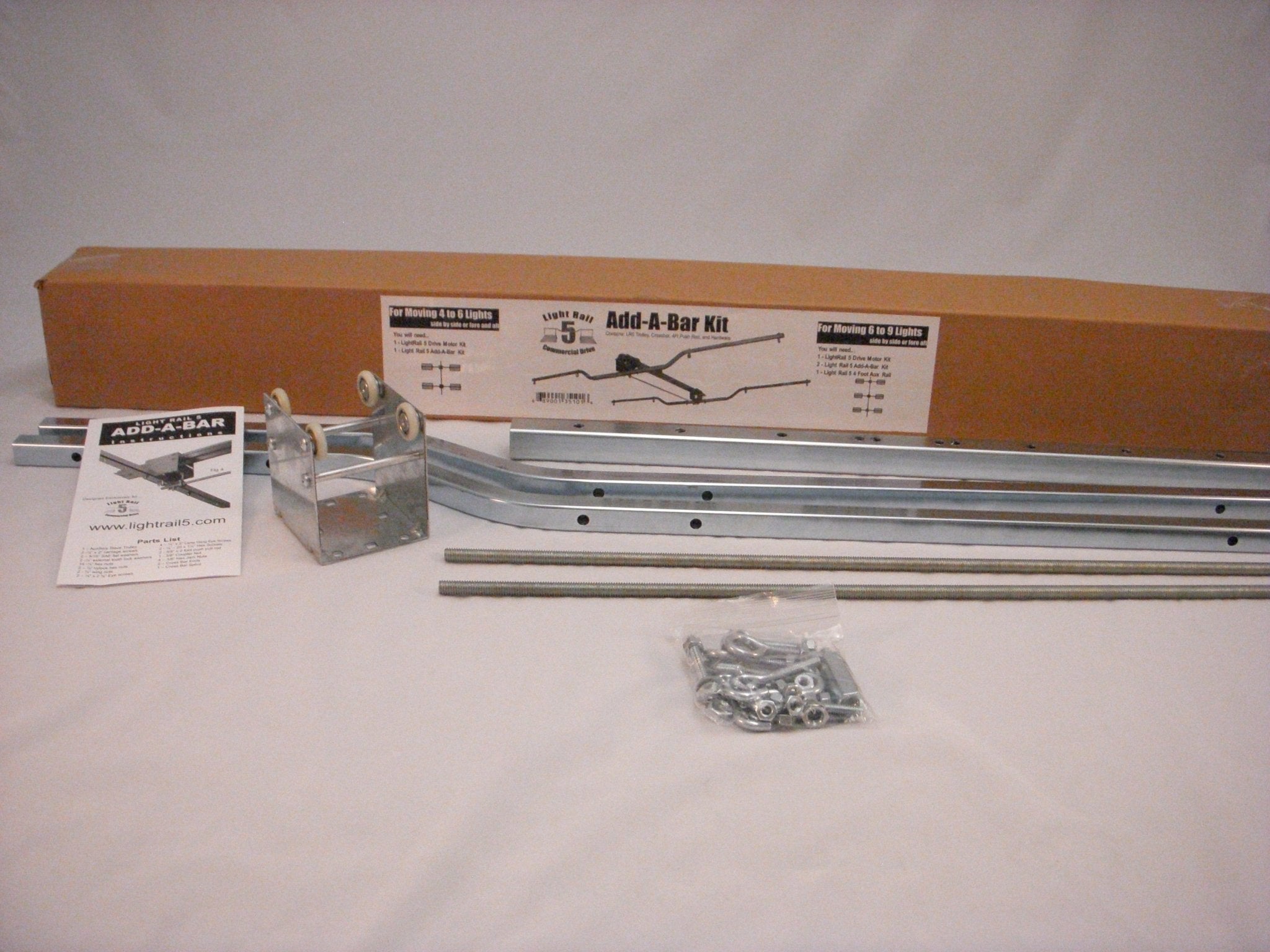 Light Rail 5 Add - A - Bar Kit - Black Label Supply llc