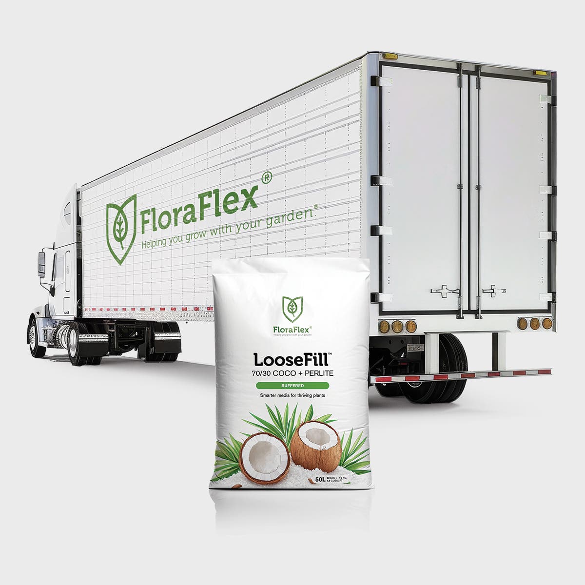 FloraFlex - 50L LooseFill 70/30 Coco + Perlite (Buffered)