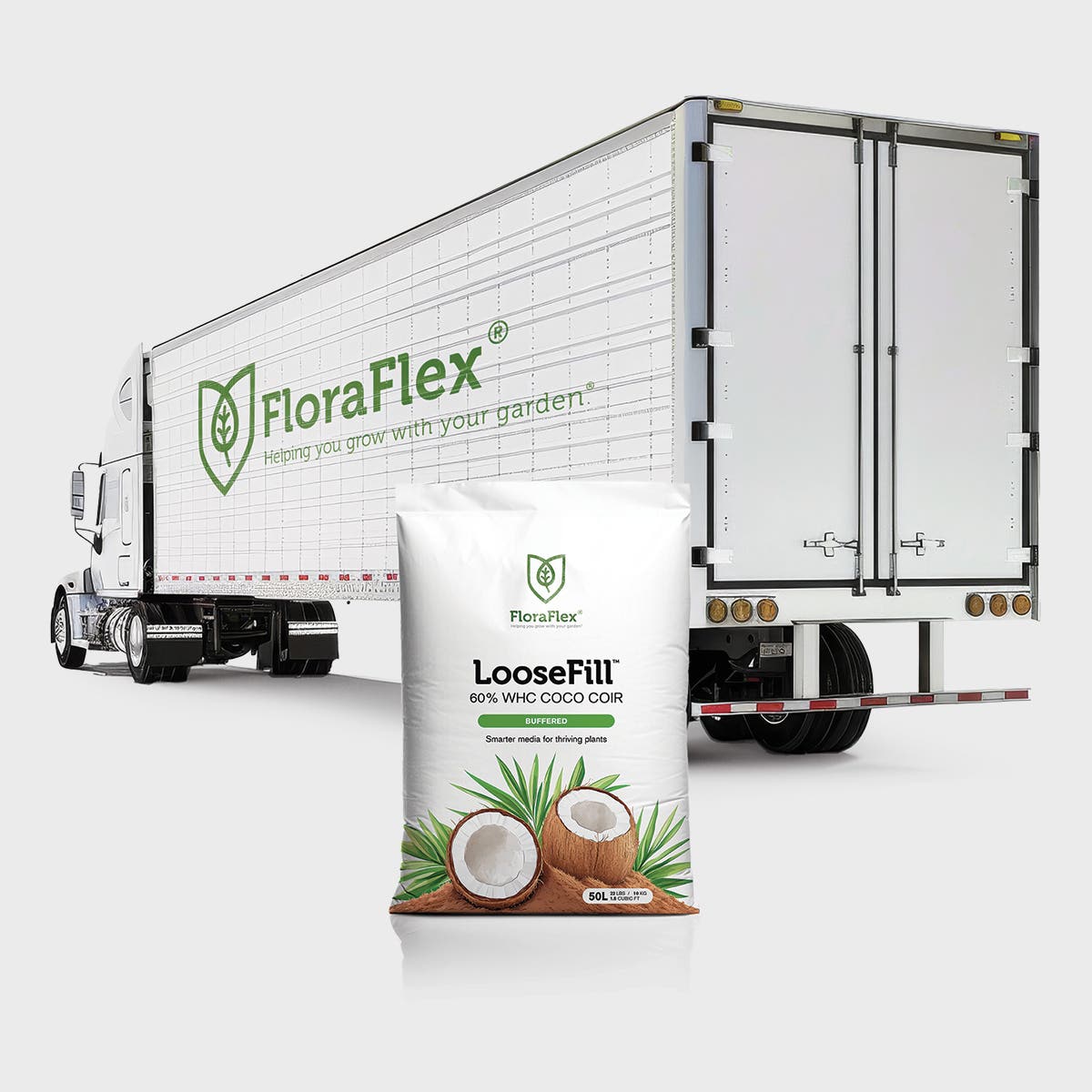 FloraFlex - 50L LooseFill 60% WHC Coco Coir (Buffered)