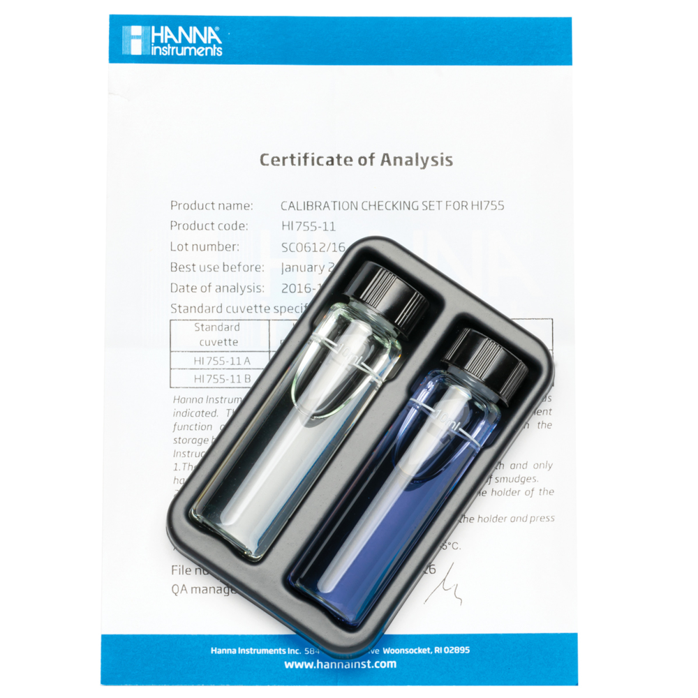 Hanna Freshwater Alkalinity Checker HC Calibration Check Set