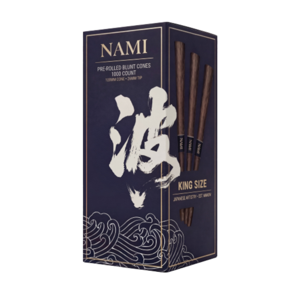 NAMI Originals - Premium Cone Wraps - King Size 1000 ct/Box (Case of 6 Boxes/6000 ct)