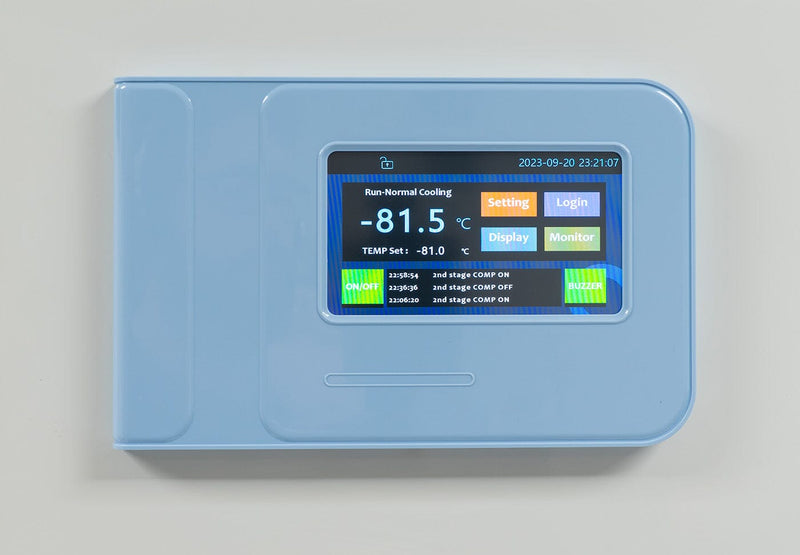 Neocision ULTRA - Low Upright Style Freezer with Touch Screen LCD ( - 86°C) 27 Cubic Feet - ETL Rated - Black Label Supply llc