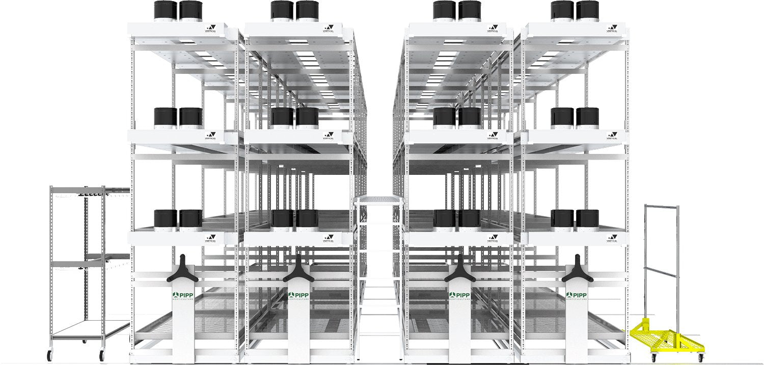 PIPP Horticulture - Mobile Vertical Grow Racks (CUSTOM PRICED AFTER ORDER) - Black Label Supply llc