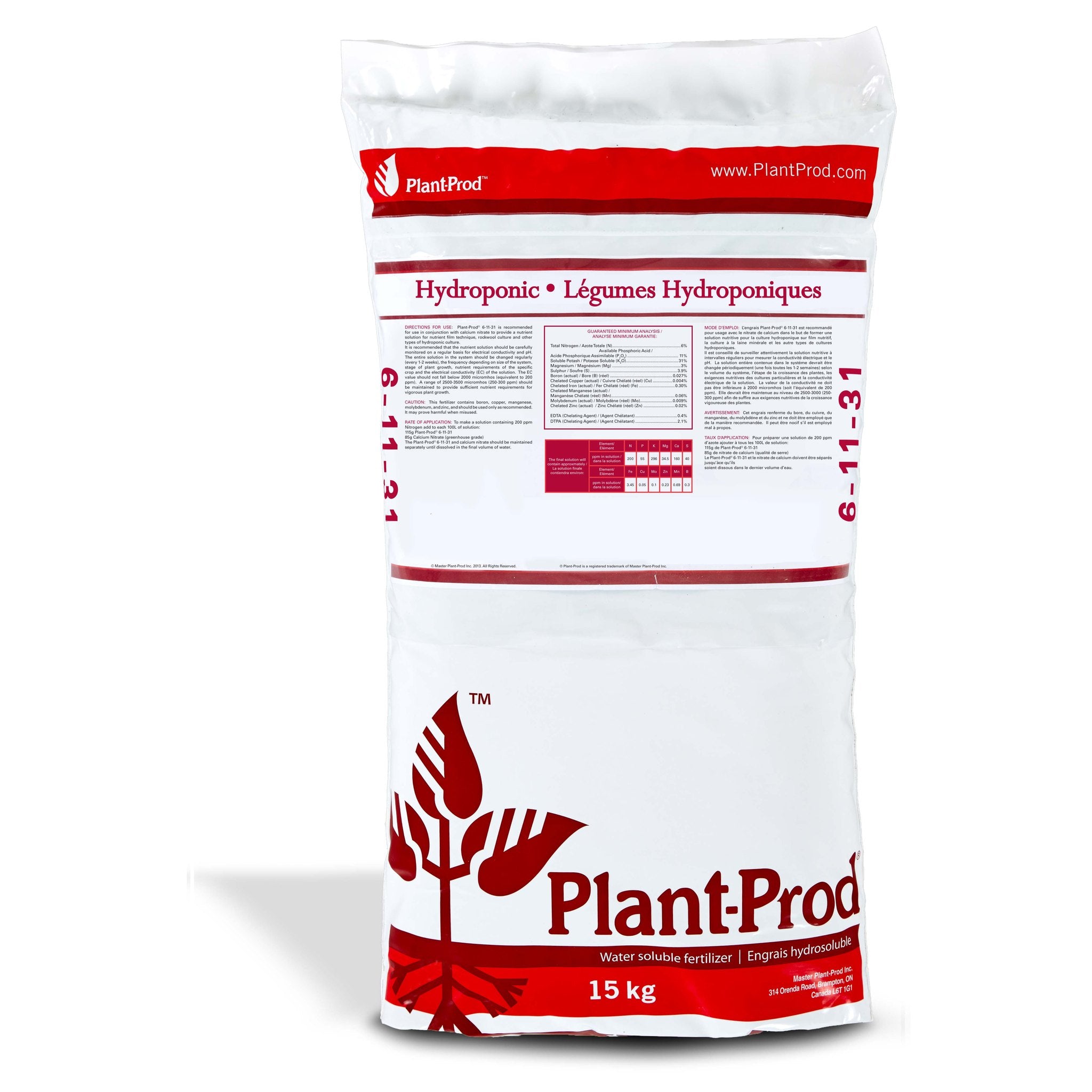 Plant-Prod - Plantex 6-11-31 Hydroponic Bowery