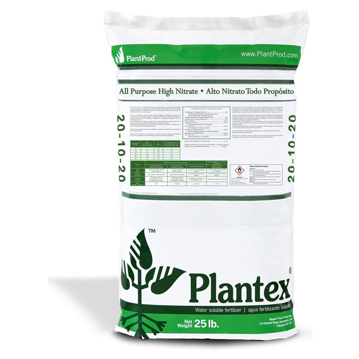 Plant-Prod - Plantex 20-10-20 All Purpose High Nitrate WSF