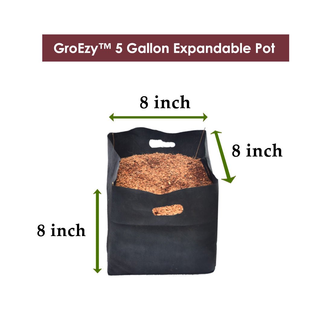 GroEzy - Expandable Coco Pot in Fabric Bag - product image 5