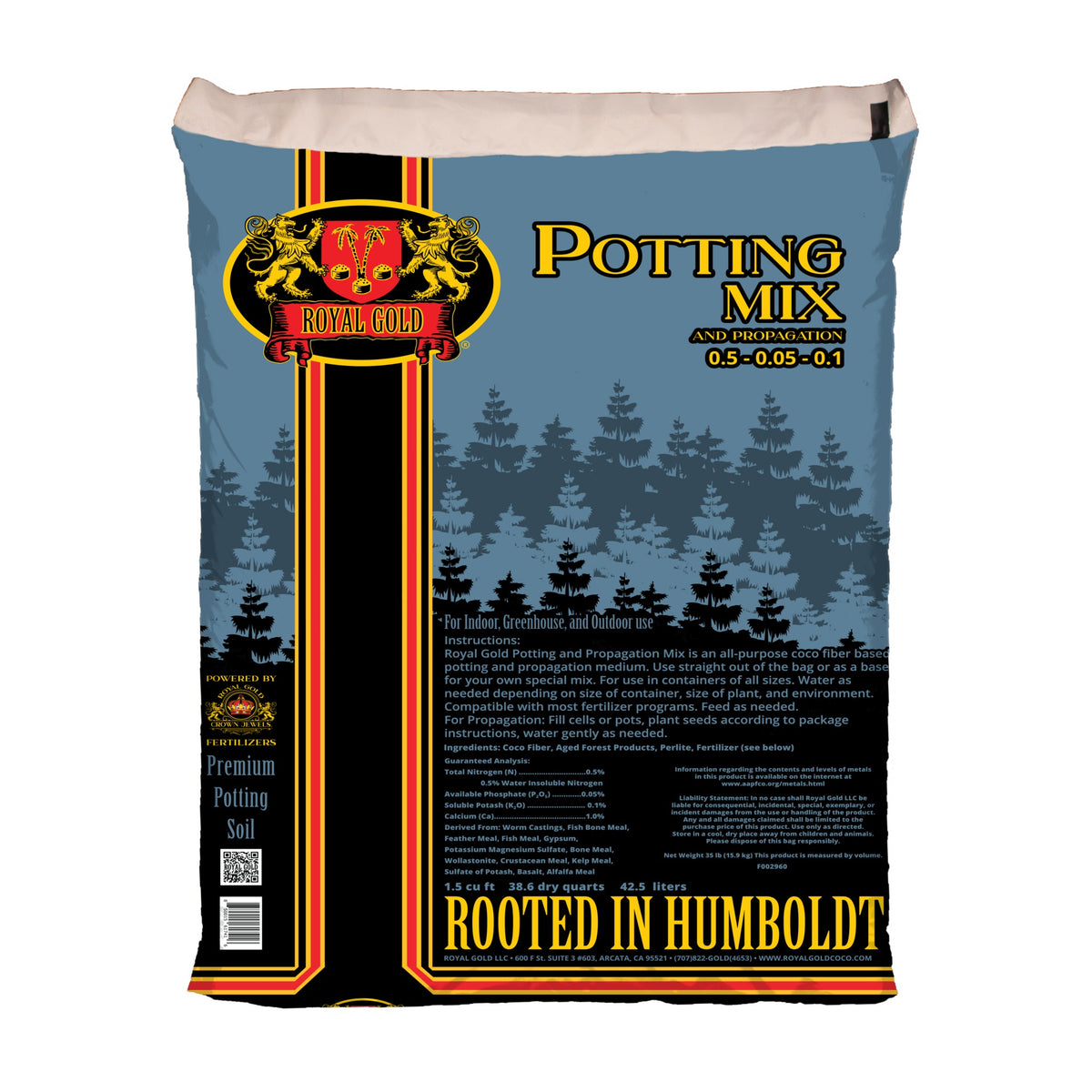 Royal Gold Potting & Propagation Mix 1.5 cu ft bag