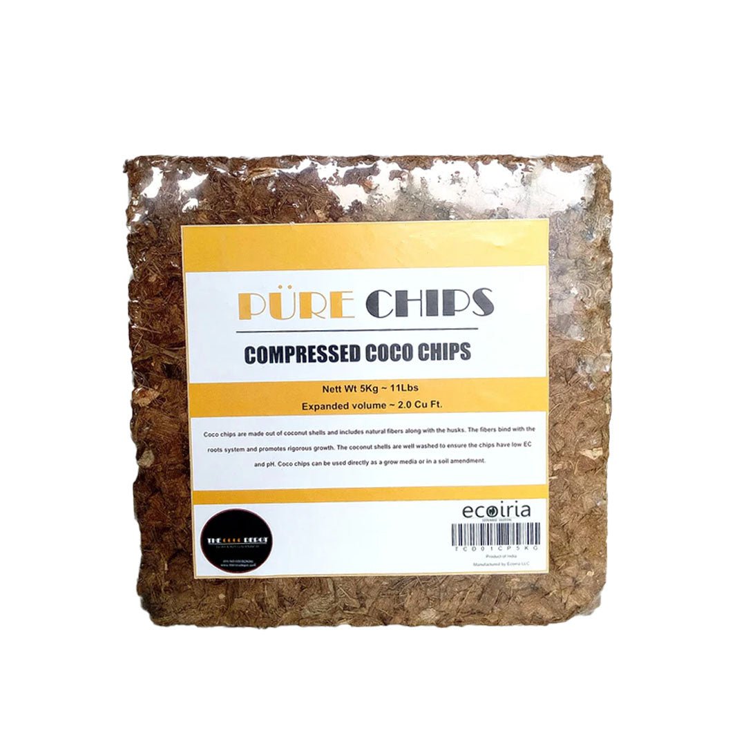 Pure Coco - Compressed Coco Chips Block 4kg - product image 1