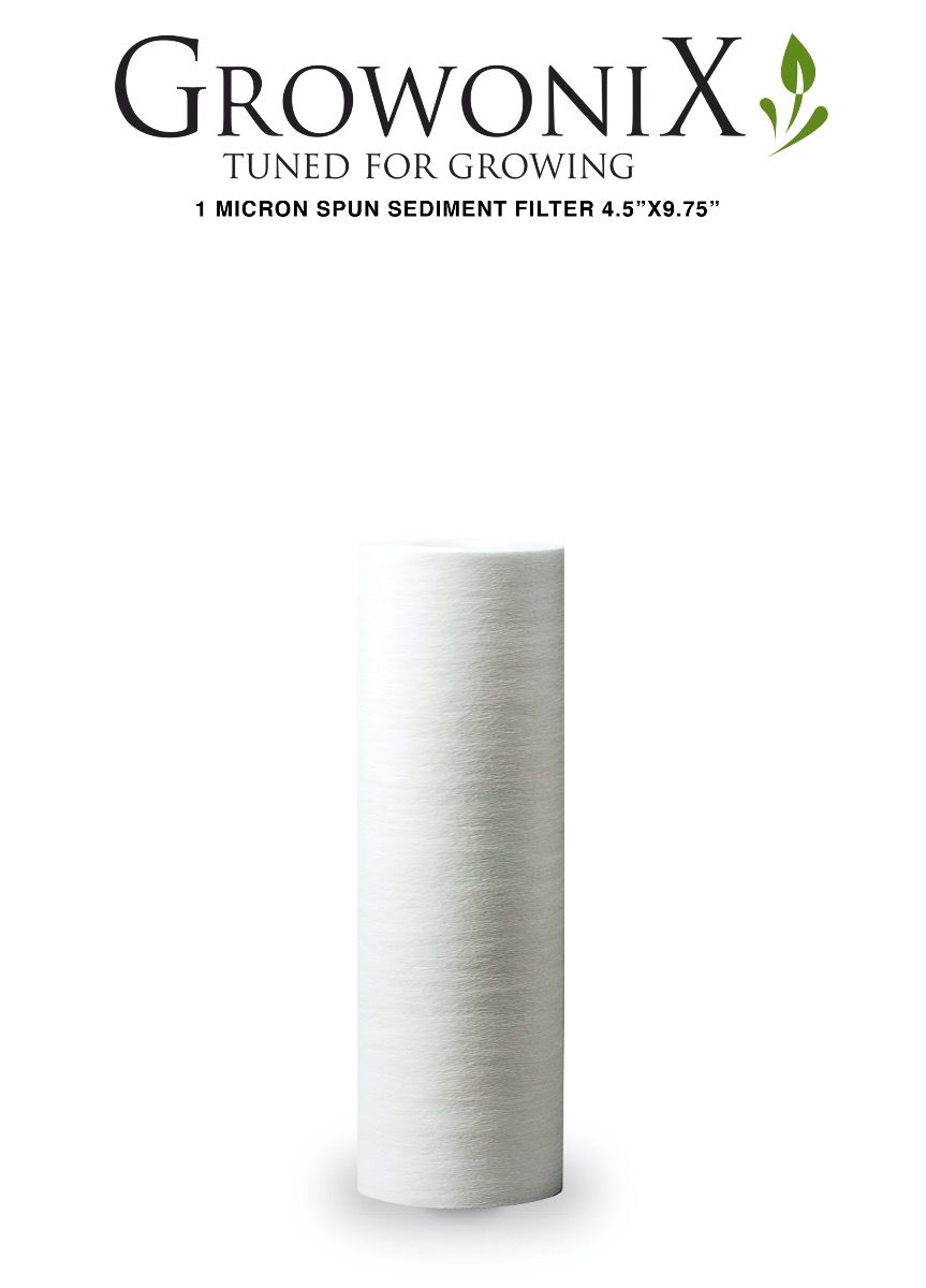 GrowoniX SF-4510-SP-1 Micron Spun Sediment Replacement Filter 4.5" x 9.75"
