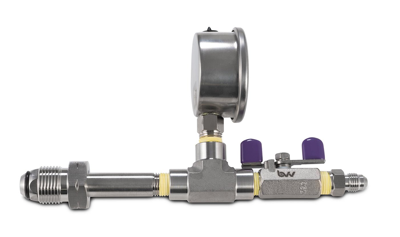Stainless Steel Butane/Propane Tank Fitting CGA 510 - Black Label Supply llc