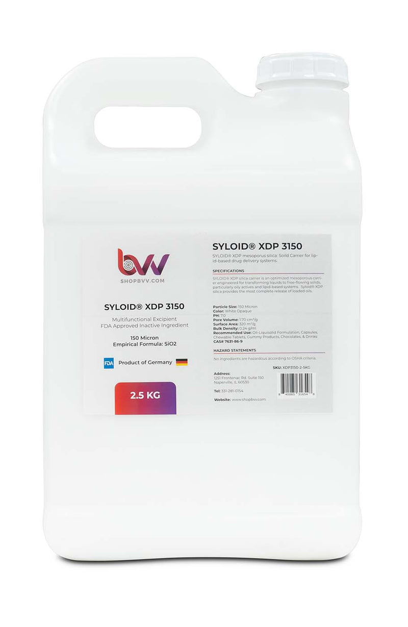 Syloid® XDP 3150 Silica : Turn Distillate to Powder (FDA Approved Ingredient) - Black Label Supply llc