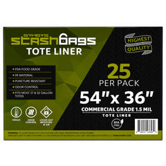 SYMBYS - StashBags Tote Liners 54 in x 36 in