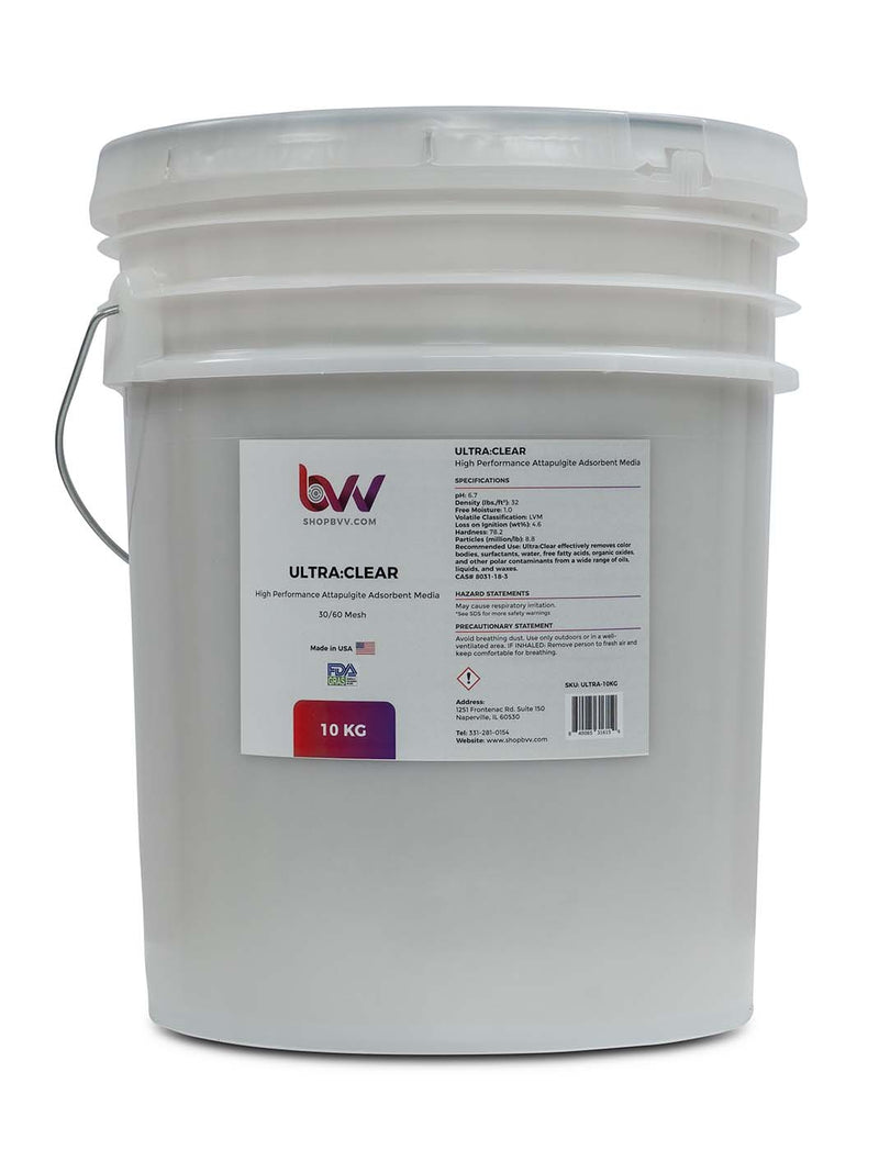 Ultra Clear - Granular High Performance Bentonite for Bleaching & Decolorizing Edible Oils *Compares to CRX™ - Black Label Supply llc