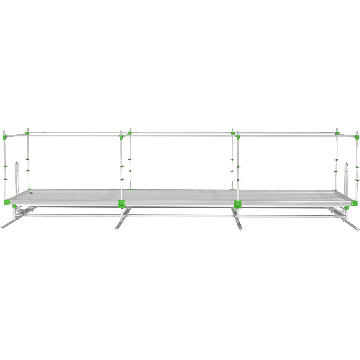 GrowPros Solutions The Ram Rod V-Track rolling bench - V-Track detail