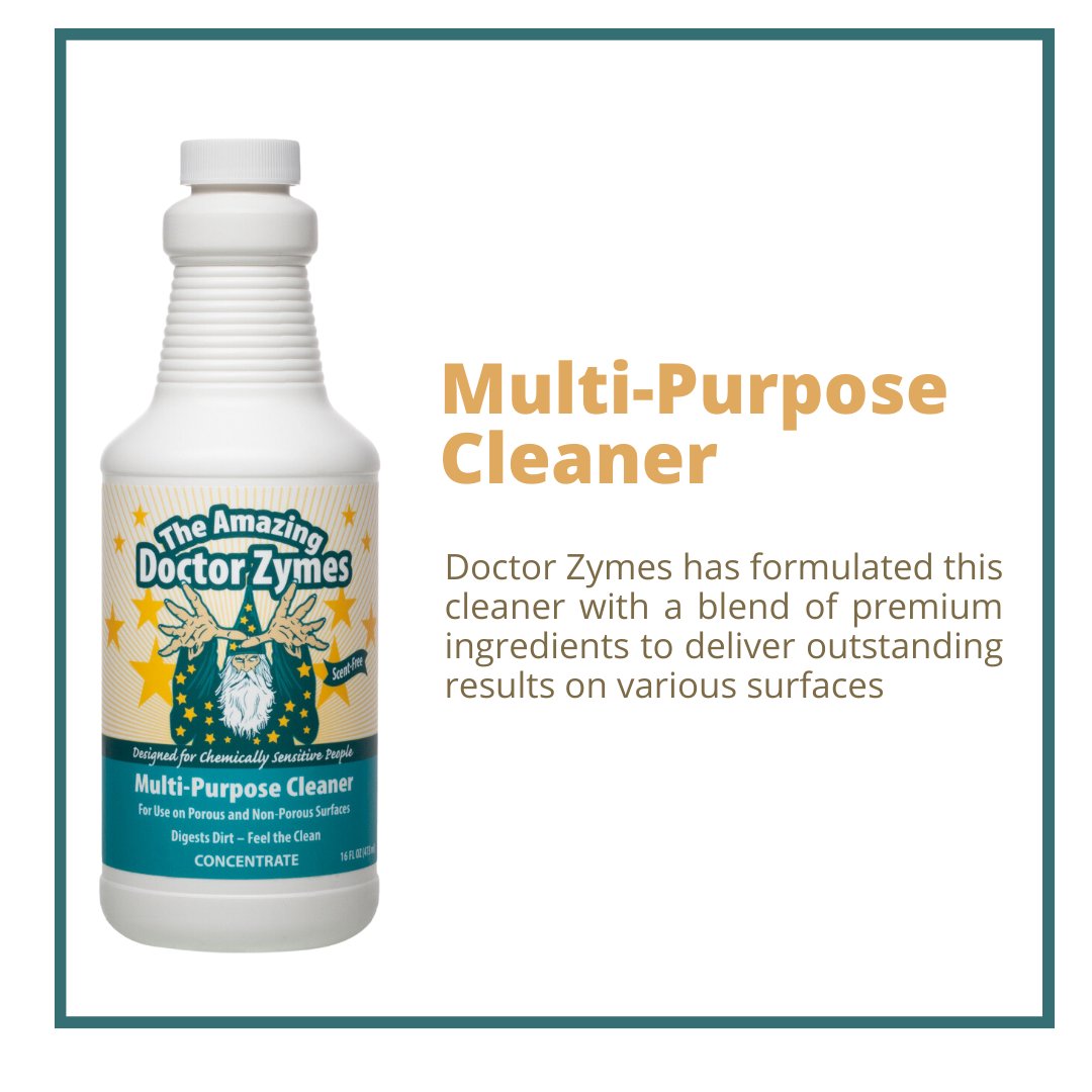 The Amazing Doctor Zymes Multi-Purpose Cleaner Concentrate 16 oz - front of bottle