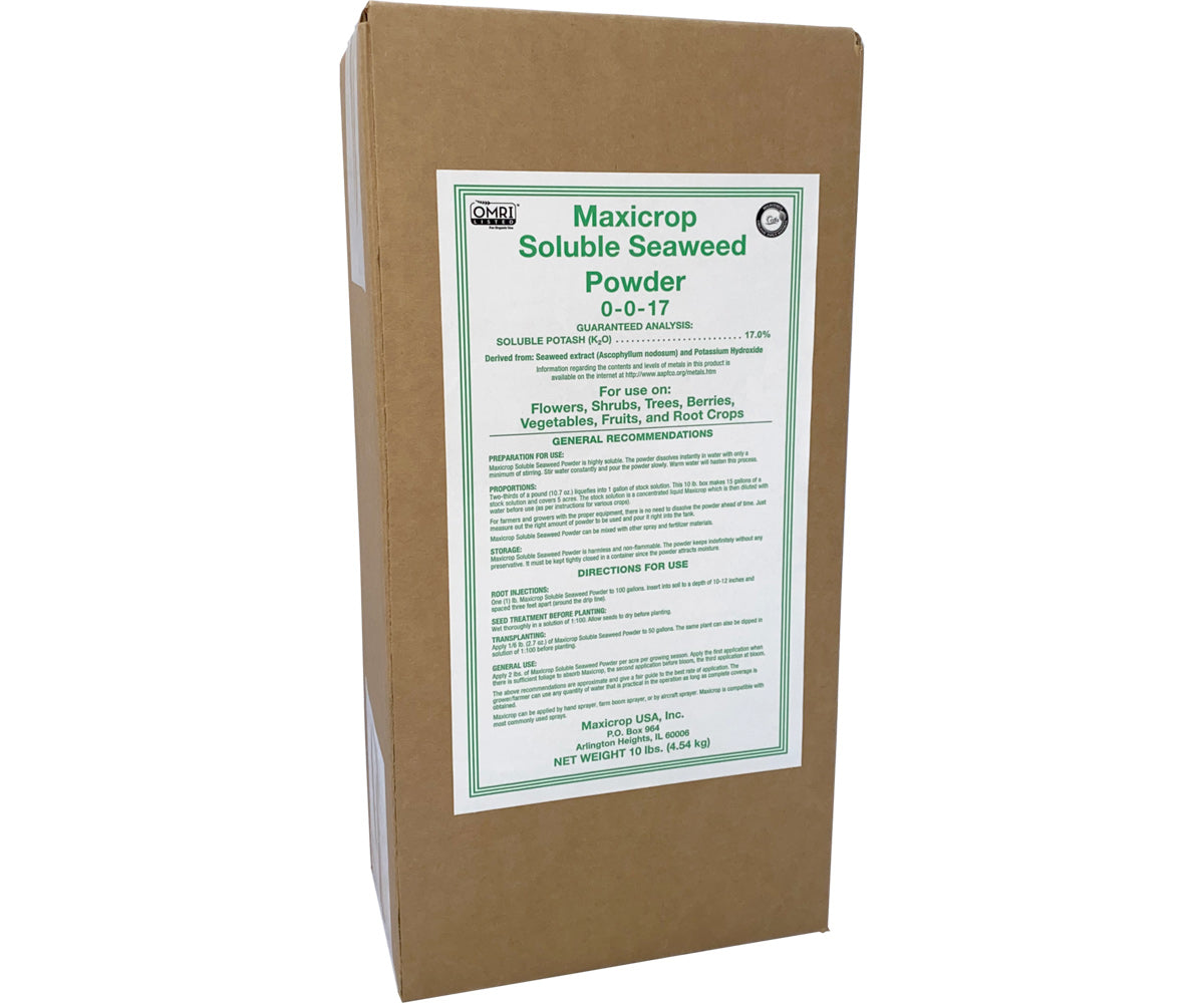 Maxicrop® Soluble Seaweed Powder 0-0-17 - OMRI Listed®